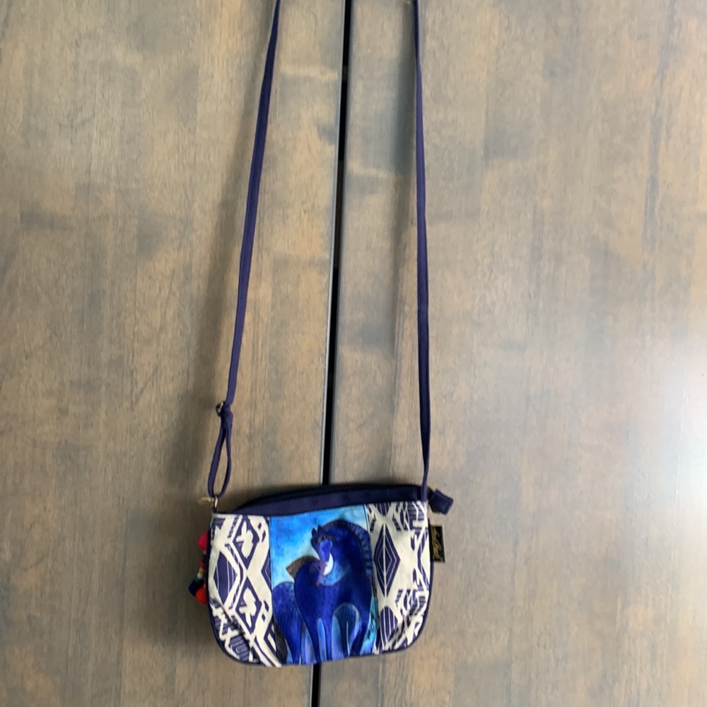 Laurel Burch small purse with horses